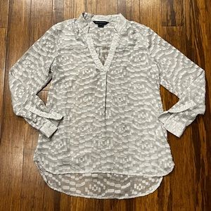 French Connection Sheer Tunic Shirt